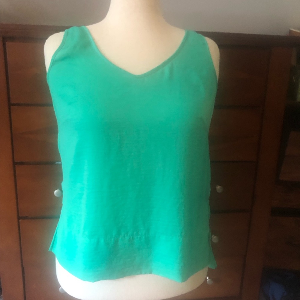 H&M Teal V-Neck Women's Tank Top